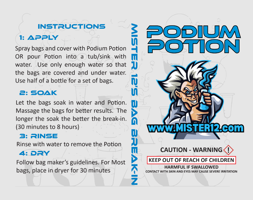 Podium Potion – Cornhole Bag Break-In Formula